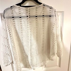 Flowy Beach Cover Up Crop Top